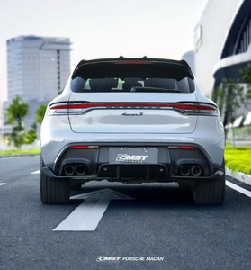 Diffuseur arrière et spoiler avant en fibre de carbone de style CMST de haute qualité, vente directe d'usine pour Macan 2022-2024 - Product Image 5