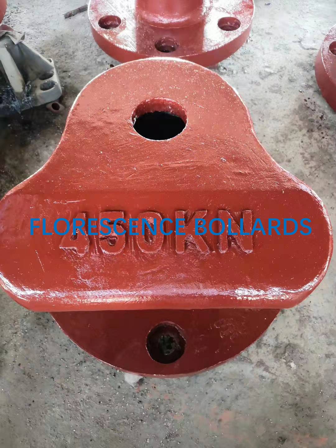 Cast Iron Marine Mooring Bollard Tee Head Type ISO Standard