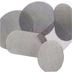 1- 3500 Mesh High Precision Stainless Steel Wire Mesh Round Filter Screen Disc