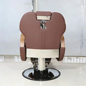Sillón de Peluquería de Lujo Meientai, Blanco, para Peluquería, Afeitado y Estilismo, Moderno, Giratorio, Hidráulico, Pequeño - Product Image 5