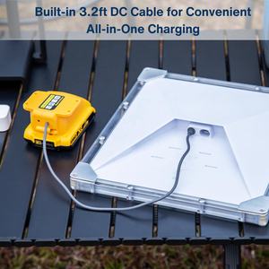 Adaptador de Corriente de 20V con Cable de Salida CC, Conector de Alimentación para Baterías de Litio Milwaukee / Dewalt / <span class=keywords><strong>Makita</strong></span> - Product Image 3