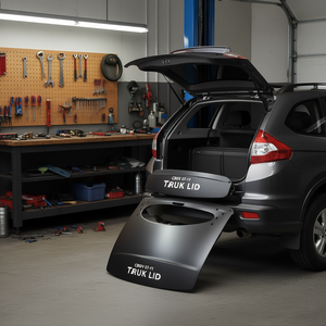 Pièce de rechange pour le couvercle du coffre de camion pour modèle CRV 07-11, nouveau couvercle de coffre en acier noir, compatible avec divers modèles de camion, corps durable - Product Image 2