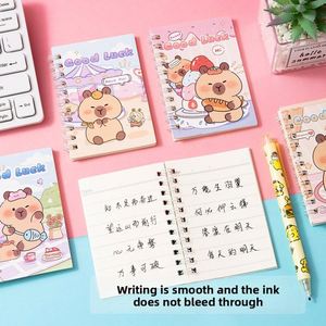 8 Lindos Cuadernos Espiral con Texto Desplegable, Mini Libretas A7 para Estudiantes de Primaria, Libretas de Bolsillo con Solapa, Cuadernos de Palabras para Estudiantes - Product Image 2