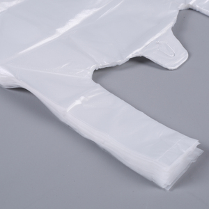 100% Biodegradable 100% Compostable Potato Starch Biodegradable Supermarket Shopping Bags EN13432 Certified T-shirt Bag Black TY - Product Image 6