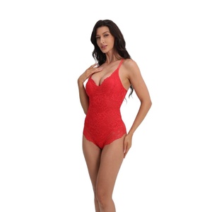 Chất Lượng Cao Của Phụ Nữ Bụng Nén Bodysuit Shapewear Nylon Spandex Công Ty Điều Khiển Có Thể Tháo Rời Ngực Pad - Product Image 5