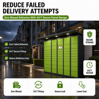 Casier intelligent électronique pour colis avec solutions OEM complètes de personnalisation de taille et de couleur pour les opérateurs de flottes logistiques mondiales