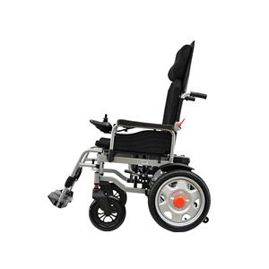 Sedia a Rotelle Elettrica Personalizzata con Schienale Alto, Telaio in Acciaio e Batteria Rimovibile per Adulti Disabili - Product Image 3