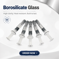Seringues en verre Luer Lock de 1 ml pour concentrés et distillés d'huile