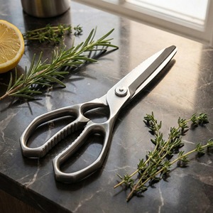 Yangjiang All Steel <b>Kitchen</b> Shears 4.25in Stainless Steel For Chicken Duck Bone Cutting - Product Image 5