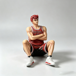 Statue en résine de basket-ball Slam <span class=keywords><strong>Dunk</strong></span>, sculpture en fibre de verre personnalisée sur le thème de l'anime, pour la décoration de magasins à thème - Product Image 1