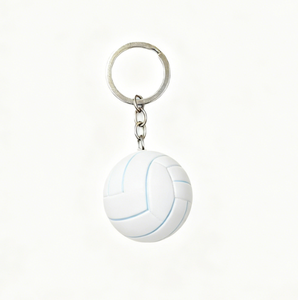 <span class=keywords><strong>Porte</strong></span>-clés en caoutchouc souple PVC personnalisé en gros, idéal pour le basketball, le rugby, le badminton, le volley-ball et le football – Cadeau original - Product Image 2