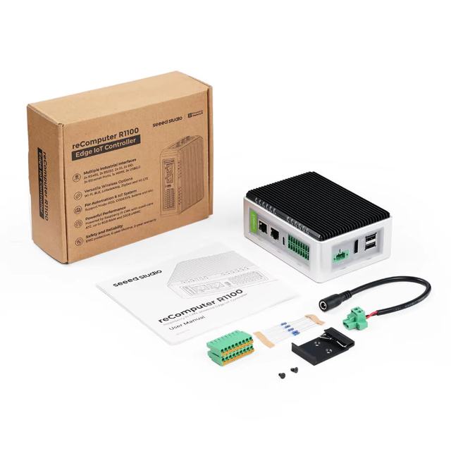 Raspberry Pi IoT Gateway Controller R1124-10 4GB RAM 16GB EMMC CM4-Powered AI Capable Mini PC