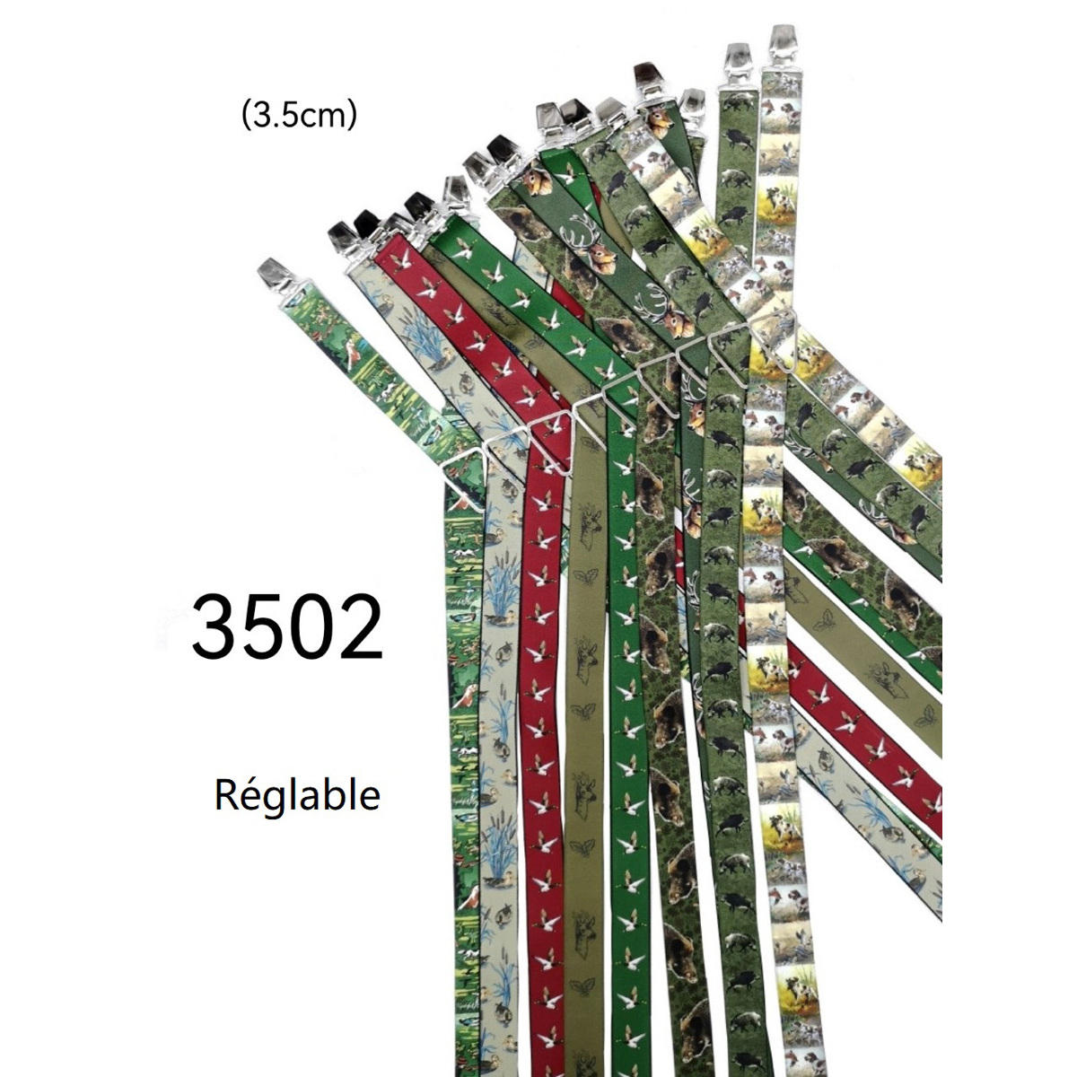 สีฟ้า, สีแดงเบอร์กันดี, สีกากี, สีเทา, สีน้ำตาล, สีเขียว, สีเขียวเข้ม