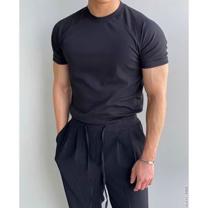 Nuova T-shirt Sportiva da <span class=keywords><strong>Uomo</strong></span> 2026 a Collo Tondo, Manica Corta, per Allenamento, Fitness e Attività all'Aperto, Vestibilità Slim - Product Image 4