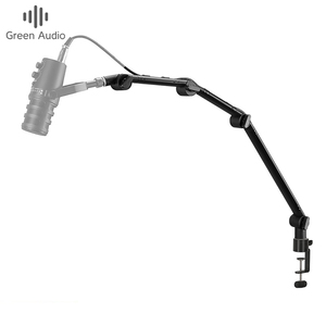 Soporte de brazo de micrófono de escritorio con <span class=keywords><strong>Clip</strong></span> de montaje de escritorio, gestión de cables, soporte de micrófono ajustable para Podcast Streaming Game <span class=keywords><strong>Studio</strong></span> - Product Image 2
