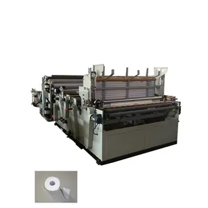 Tissue Perforation Maxi Roll Rewinding Embossing Toilet Kitchen Paper Production Line Making Machine