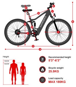 Hochwertiges UK-Großhandelsangebot: 26-Zoll-Elektro-Mountainbike für Erwachsene mit 48V Lithium-Akku, Hinterradnabenmotor und hydraulischen Scheibenbremsen - Product Image 5