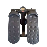Mini stepper portable avec bande de résistance -- Appareil de fitness complet pour le corps avec écran LCD