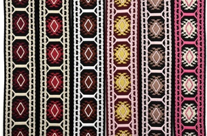 Correa <span class=keywords><strong>de</strong></span> poliéster con patrón <span class=keywords><strong>de</strong></span> flores para costura, tejido Jacquard <span class=keywords><strong>de</strong></span> 50mm, 18 colores - Product Image 4