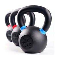 Équipement de gymnastique de haute qualité Ensemble de kettlebell de compétition en fonte Kettlebell de gymnastique personnalisée