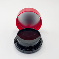 Boîte à coussin d'air BB ronde vide 15g OEM/ODM en plastique ABS, conteneur cosmétique portable pour fond de teint avec revêtement UV
