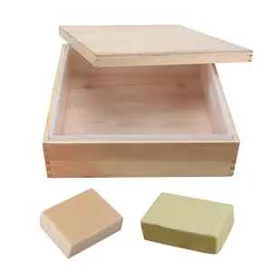 8000ML Large Capacity Handmade Decorative Professional Soap Making Mold DIY Soap Mould With Wood Box