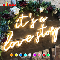 NIHAO Usine OEM – Enseigne néon acrylique personnalisée pour mariage et fête – Lumière publicitaire personnalisée pour slogan de mariage