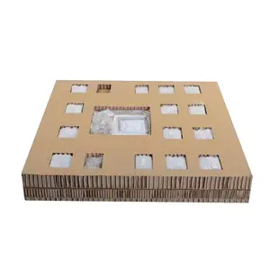Factory Direct can customize the thickness of double-sided honeycomb cardboard packaging lined with anti-compression anti-drop b