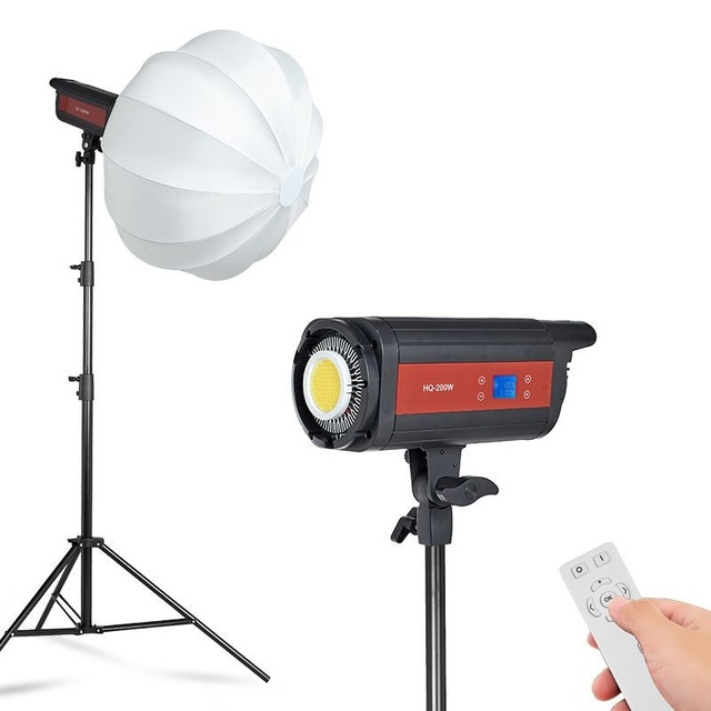 Professional Softbox Lighting Kit 300W Studio Photography Beauty Makeup Fill Lamp LED Video Sun Light for Live Video Recording