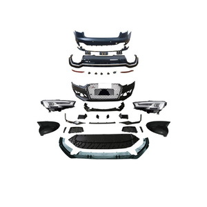 Kit de carrosserie <span class=keywords><strong>A4</strong></span> amélioré de haute qualité pour Audi <span class=keywords><strong>A4</strong></span> B9 <span class=keywords><strong>S4</strong></span> 2017-2020, pare-chocs avant et arrière, phares, calandre, kit de carrosserie - Product Image 1