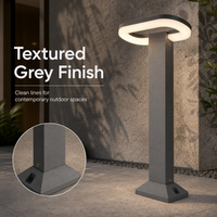 Lampe de Jardin LED Moderne 18W Personnalisée OEM/ODM, Éclairage Extérieur Étanche AC85-260V, Lampadaire de Jardin 40cm 60cm 80cm