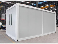Maison conteneur détachable de 20 pieds, petites cabines préfabriquées, bureau mobile préfabriqué, dortoir extérieur à bas prix