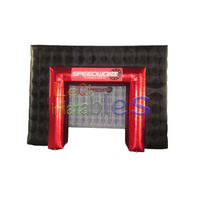 Tente de discothèque gonflable 4x4m avec logo personnalisé, tente de fête gonflable pour événements en plein air, discothèques et activités festives