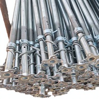 Puntal Ajustable de Acero Acrow de 48.3mm Q345 Galvanizado, Puntal de Apuntalamiento EN39, Soporte de Construcción de Alta Resistencia