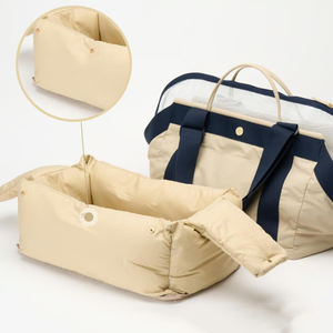 Lüks özel tasarım açık evcil hayvan taşıyıcı Sling Pet çanta çok fonksiyonlu nefes küçük hayvan yumuşak Pet Tote çanta - Product Image 5