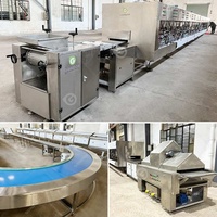 Ligne de production multifonctionnelle pour biscuits croustillants et moelleux, machine de fabrication de biscuits avec emballage
