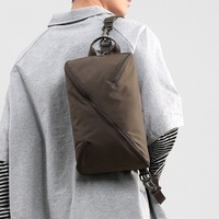 Sac à dos convertible imperméable, sac de poitrine multi-positions unisexe, sac de voyage quotidien léger avec grande/petite taille