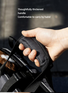 Mochila Porta Mascotas Plegable, Ajustable y Lavable, con Doble Correa para Hombro y Pecho, para Perros Pequeños y Medianos, Ideal para Ciclismo y Actividades al Aire Libre - Product Image 5
