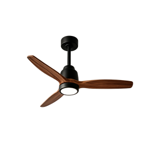 Ventilador de techo contemporáneo de 3 aspas con luz LED para dormitorio, sala de estar y proyectos de interior - Product Image 3