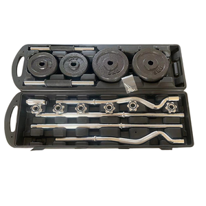 Bán Buôn 55Kg Có Thể Điều Chỉnh Quả Tạ <span class=keywords><strong>Barbell</strong></span> Set Trọng Lượng Thiết Bị Tập Thể Dục Màu Đen Quả Tạ <span class=keywords><strong>Barbell</strong></span> Set - Product Image 2