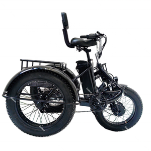Vélo électrique pliable à pneus larges de 20 pouces pour adultes, tricycle électrique 48V 500W, vélo cargo électrique à <span class=keywords><strong>3</strong></span> <span class=keywords><strong>roues</strong></span> pour femmes et hommes, Ebike - Product Image 3