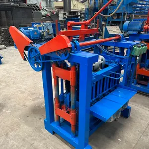 Concrete Block Machine Manual Brick Making Machinery With Huge Discount Cement Brick Making Machine