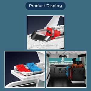 Khuôn Vua 10218 Sáng Tạo Cá Heo Trắng Du Thuyền Lắp Ráp Moc Gạch Bộ Dụng Cụ Mô Hình Tàu Xây Dựng Khối Bộ Cho Trẻ Em Quà Tặng Giáng Sinh - Product Image 4