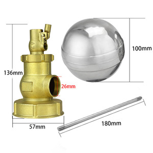Válvula de flotador de bola de latón cr de alta calidad al por mayor de fábrica de válvulas de bola de <span class=keywords><strong>2</strong></span> pulgadas - Product Image 2