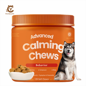 OEM Premium Advanced Calming Soft Chews L-Teanina Ashwagandha - Alivio Natural <span class=keywords><strong>para</strong></span> la Ansiedad, Absorción Rápida, Seguro <span class=keywords><strong>para</strong></span> <span class=keywords><strong>Perros</strong></span>, En Stock - Product Image 1