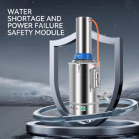 Machine à eau distillée de laboratoire en acier inoxydable à contrôle automatique Fournitures de distillation d'eau industrielle