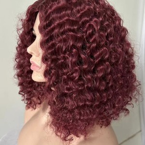 Parrucca Nera Ondulata con Piccoli Ricci Afro, Stile Moda Europea e Americana, Effetto Voluminoso e Soffice - Product Image 3