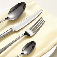 Couverts classiques en acier inoxydable 304, cuillère, fourchette, couteau, argenterie de luxe pour hôtel, vaisselle lourde pour événements et mariages