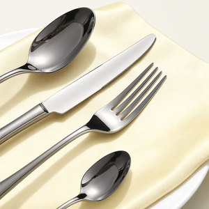 Cubiertos Clásicos de Acero Inoxidable 304, Cuchara, Tenedor y Cuchillo, Juego de Cubiertos para Hotel, Cubiertos Pesados para Bodas y Eventos - Product Image 3