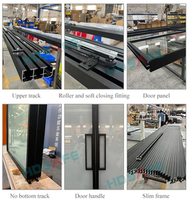 2025 kính hiện đại cửa trượt cho phòng khách văn phòng căn hộ trượt phân vùng khách sạn biệt thự nhà nội thất hệ thống cửa kính - Product Image 5